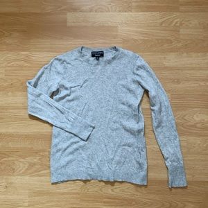 Banana Republic gray luxury sweater